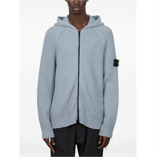 Stone Island 石头岛 男士 卫衣 ZIPPé COTON 全罗纹毛圈连帽衫