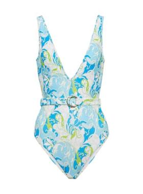 Melissa Odabash 女士 连体泳衣 Belize 印花泳衣
