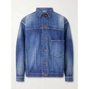 Needles 男士 SS26 夹克 Darts 裤脚牛仔布