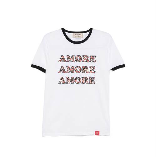 Alessandro Enriquez 女士 FW26 T恤 Polos 白色