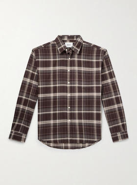 Nn07 男士 SS26 衬衫 Deon 5465 格纹有机棉质法兰绒衬衫