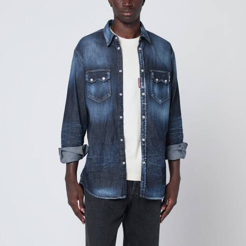DSquared2 D二次方 男士 FW25 衬衫 长袖牛仔
