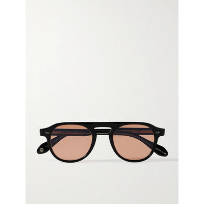 Garrett Leight 男士 SS26 太阳镜 Harding 飞行员醋纤太阳眼镜