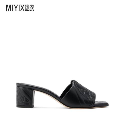 AMQ Alexander McQueen 亚历山大·麦昆 女 方头高跟凉鞋 迷衣时