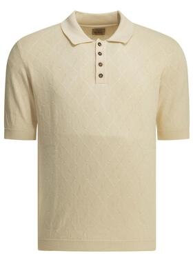 Rakkì wear 男士 SS26 POLO衫 RAKKI 学院风菱形针织 Polo 衫