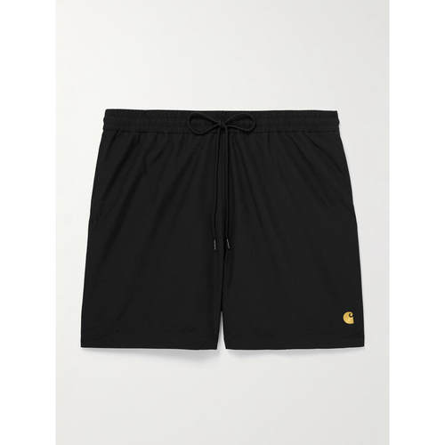 Carhartt WIP 卡哈特 男士 SS25 泳裤 Chase 直筒中长Logo刺绣