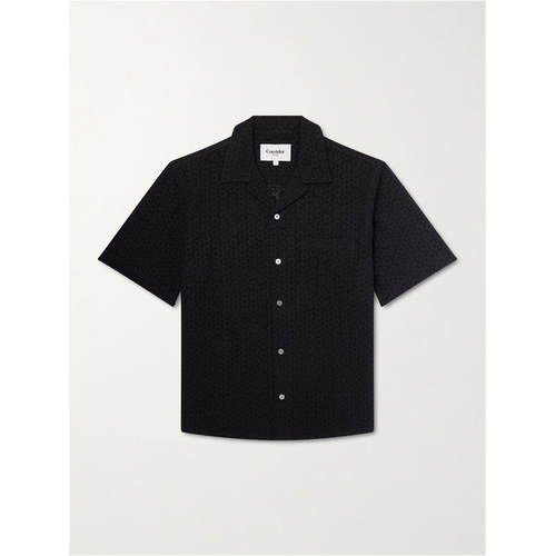 Corridor 男士 FW26 衬衫 Camp-Collar 马德拉刺绣棉质