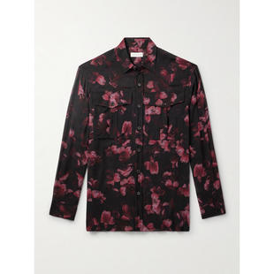 德赖斯·范诺顿 Noten 男士 SS26 印花绉纱 Dries 衬衫 Van