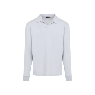SEASE 男士 SS26 POLO衫 SUPIMA 灰色棉质