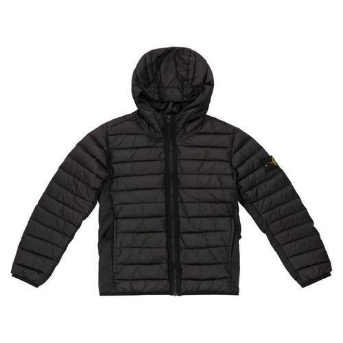 Stone Island 石头岛 男童 FW25 夹克 防水连帽羽绒童装