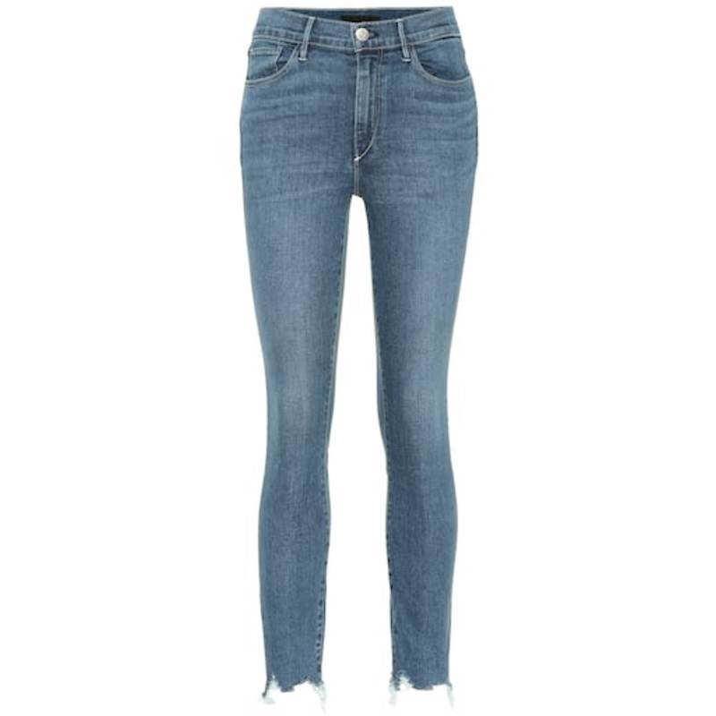 3x1 NYC 女士 牛仔长裤 Alcott 中腰紧身牛仔裤