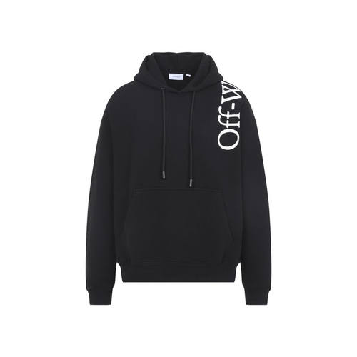 Off-White 男士 FW26 卫衣 VERTICAL BOOKISH SKATE 黑色连帽衫