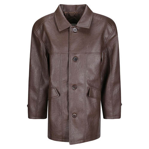 SOURCE UNKNOWN 女士 FW26 夹克 Giacca Carrie 仿皮