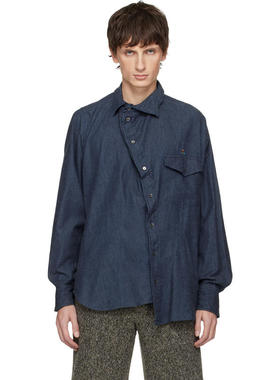 Vivienne Westwood西太后 男士 衬衫 蓝色 Chaos 衬衫