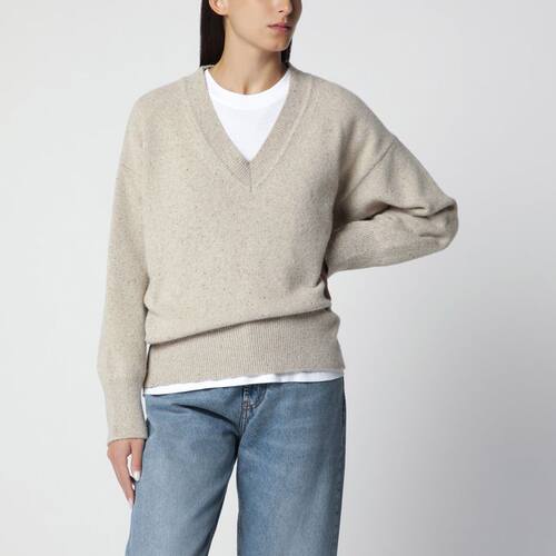 Róhe 女士 FW26 毛衣 WOOLBLEND 浅褐色混杂