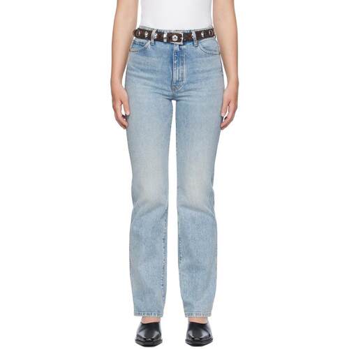 Khaite 女士 牛仔长裤 蓝色 The Danielle Stretch 牛仔裤