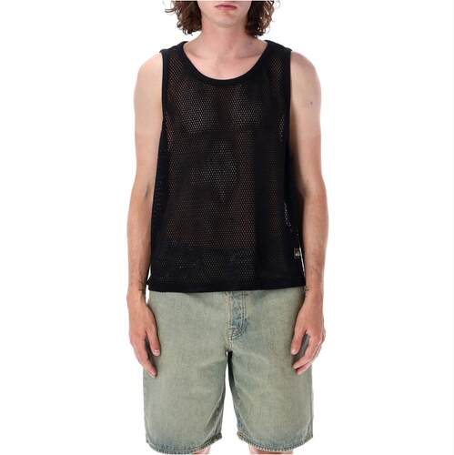 Stüssy 斯图西 男士 SS24 T恤 棉质大号网纱背心