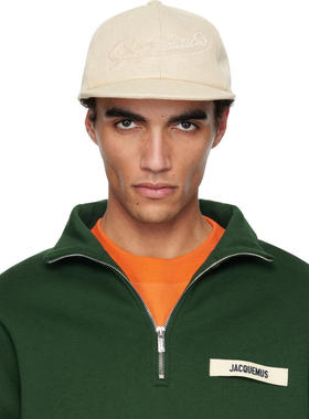 Jacquemus 男士 棒球帽 灰白色 The Baseball 棒球帽