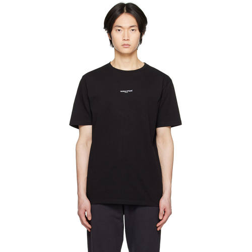 Maison Kitsuné 男士 T恤 黑色 Paris