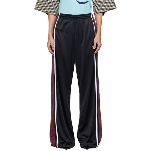 Martine Rose 女士 长裤 黑色  酒红色 Wide Leg