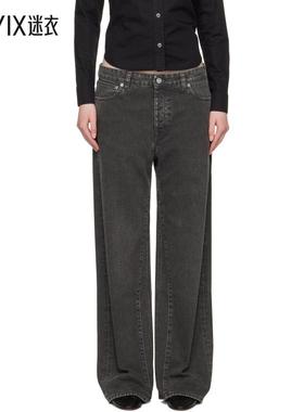 Our Legacy 女款黑色 Treble Cut 牛仔裤 迷衣时尚