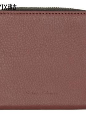 Rick Owens瑞克欧文斯 男款粉色 Concordians Zipped 钱包 迷衣时