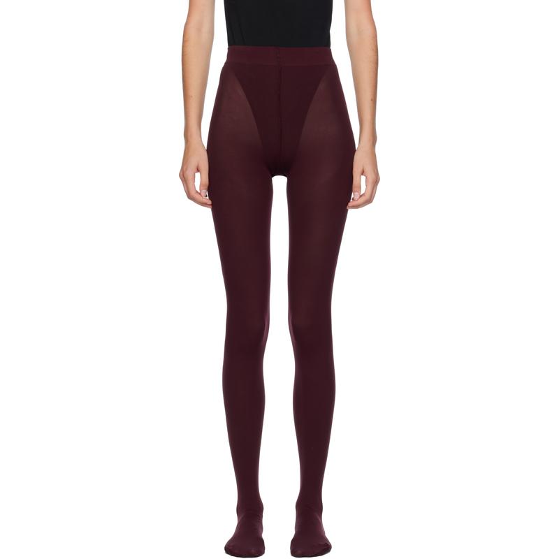 Alaïa 女士 袜子 酒红色连裤袜