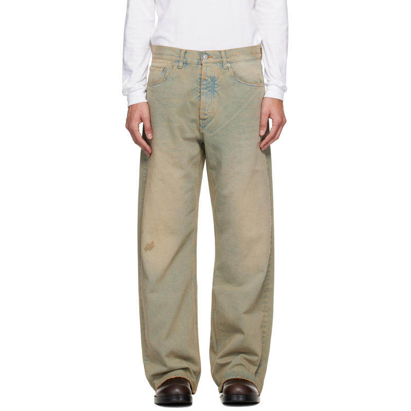 HOPE STHLM 男士 牛仔长裤 蓝色 Loose-Fit Criss 牛仔裤