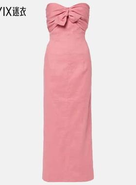 TOVE 女款Rahel 亚麻棉混纺长款连衣裙 迷衣时尚