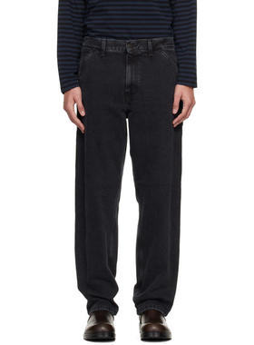 Carhartt WIP卡哈特 男士 牛仔长裤 黑色 Single Knee 牛仔裤