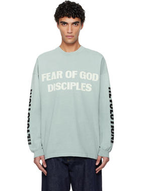 Fear Of God 男士 T恤 蓝色 Disciple Relaxed 长袖 T 恤