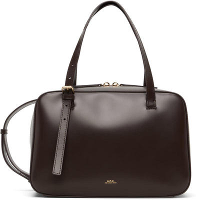 A.P.C. 女士 单肩包 棕色 Virginie Box