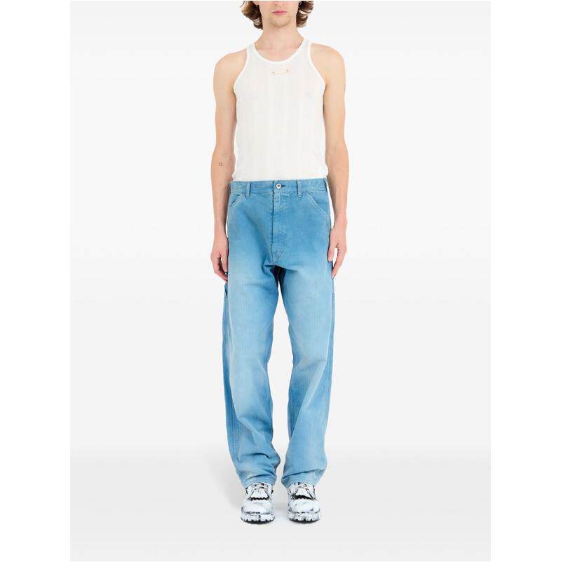 Maison Margiela 马吉拉 男士 SS25 牛仔长裤 直筒牛仔裤
