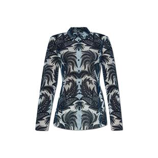 艾绰 翻领长袖 女士 衬衫 SS25 Etro