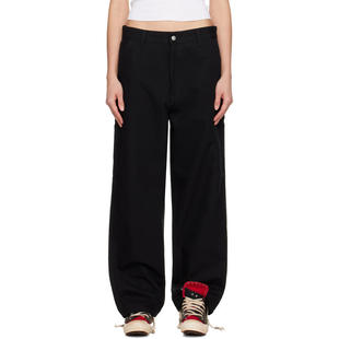 Carhartt WIP 卡哈特 女士 长裤 黑色 Brandon Single Knee