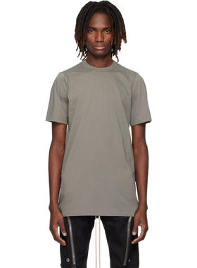 Rick Owens 男士 T恤 灰色 Temple Level T 恤