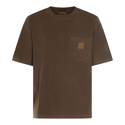 Carhartt WIP 卡哈特 男士 FW26 T恤 烟草色棉质宽松款口袋