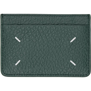 Maison Margiela 马丁·马吉拉 男士 卡包 绿色 Four Stitches