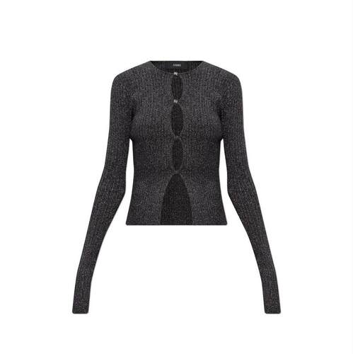 Amiri 埃米尔 女士 SS26 开衫 镂空金属线