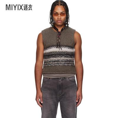 Our Legacy 男款棕色 Pleaser Tank 毛衣 迷衣时尚