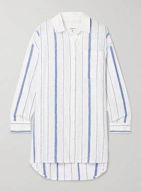 Lemlem 女士 FW25 衬衫 Mariam 条纹棉混纺