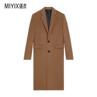 Celine赛琳 女士埃斯科里亚尔羊毛缺角领大衣 迷衣时尚