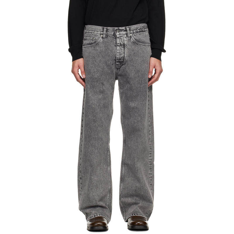 HOPE STHLM 男士 牛仔长裤 灰色 Loose-Fit Criss 牛仔裤