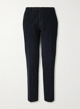 Boglioli 男士 SS26 西装裤 直筒件染棉混纺灯芯绒裤子