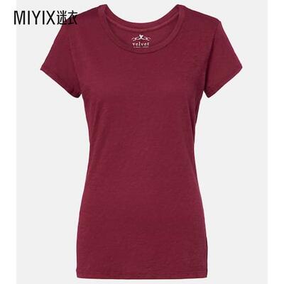 Velvet by Graham & Spencer 女款Odelia 棉质针织T恤 迷衣时尚