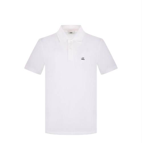 C.P. Company 男士 SS26 POLO衫 CP公司徽标刺绣 Polo 衫