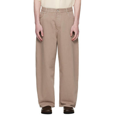 Studio Nicholson 男士 牛仔长裤 灰褐色 Paolo 牛仔裤