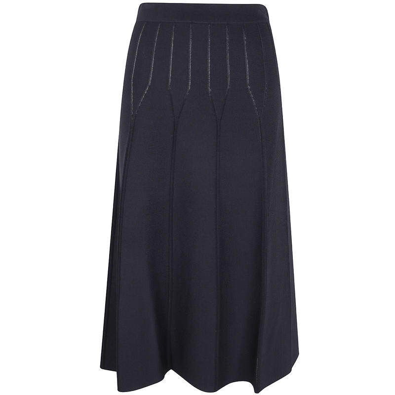 TWINSET 女士 FW25 半身裙 雙人套羅紋針織裙