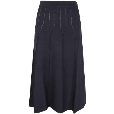 TWINSET 女士 FW25 半身裙 雙人套羅紋針織裙