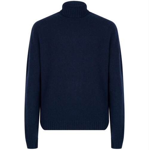 John Smedley 男士 FW25 毛衣 蓝色毛线衫